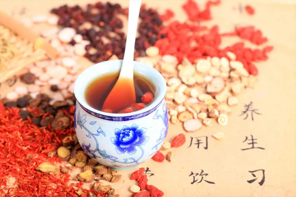 Echinacea purpurea herbal tea